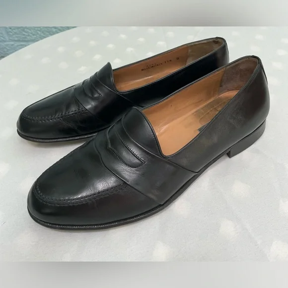 Men\'s Bally Black Leather Elegant Slip-Ons Bally: Black Slip-On Shoes now up to −86% | Stylight main image 2